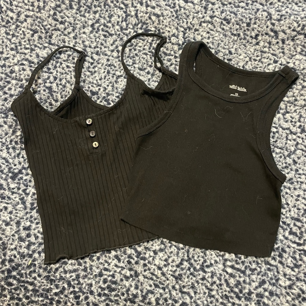2 Black Tanks